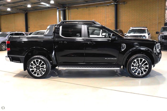 2025 Ford Ranger Platinum MY25.25 4X4 Dual Range Shadow Black