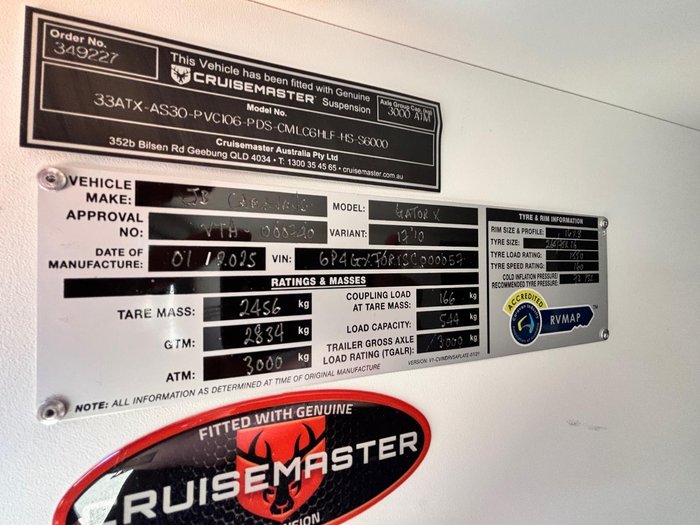 2025 JB Caravans Gator X Front Door