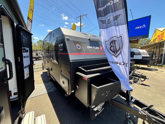 2025 JB Caravans Gator X Front Door