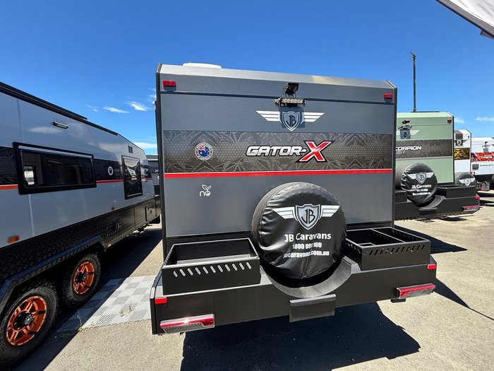 2025 JB Caravans Gator X Front Door