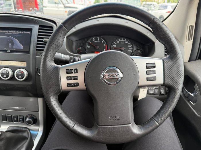 2012 Nissan Navara ST 25th Anniversary D40 Series 6 4X4 Dual Range Altitude Blue