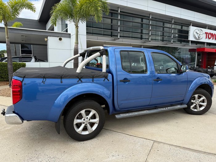 2012 Nissan Navara ST 25th Anniversary D40 Series 6 4X4 Dual Range Altitude Blue