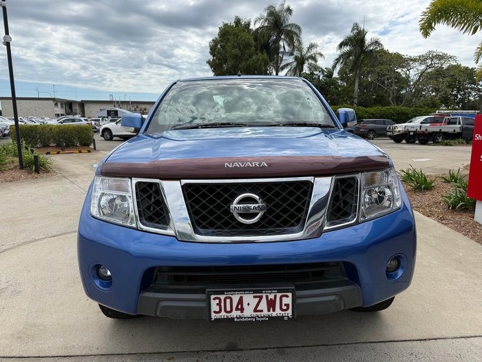 2012 Nissan Navara ST 25th Anniversary D40 Series 6 4X4 Dual Range Altitude Blue