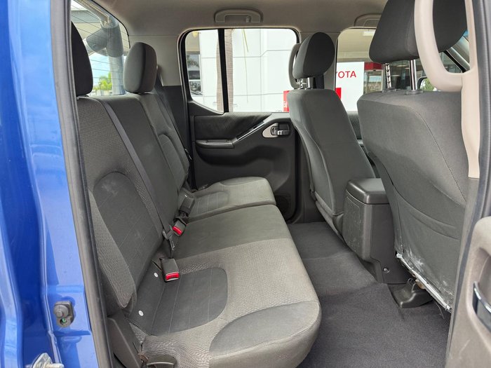 2012 Nissan Navara ST 25th Anniversary D40 Series 6 4X4 Dual Range Altitude Blue