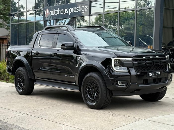 2025 Ford Ranger Platinum MY25.25 4X4 Dual Range Shadow Black