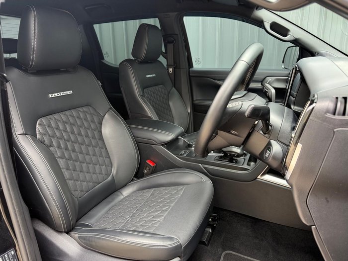 2025 Ford Ranger Platinum MY25.25 4X4 Dual Range Shadow Black