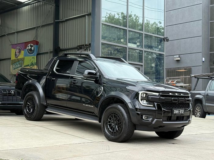 2025 Ford Ranger Platinum MY25.25 4X4 Dual Range Shadow Black
