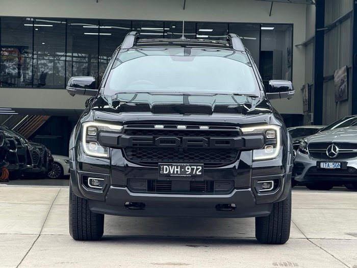 2025 Ford Ranger Platinum MY25.25 4X4 Dual Range Shadow Black