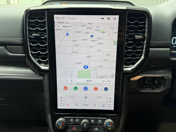 2025 Ford Ranger Platinum MY25.25 4X4 Dual Range Shadow Black