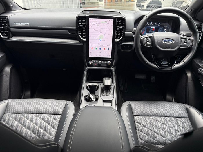 2025 Ford Ranger Platinum MY25.25 4X4 Dual Range Shadow Black