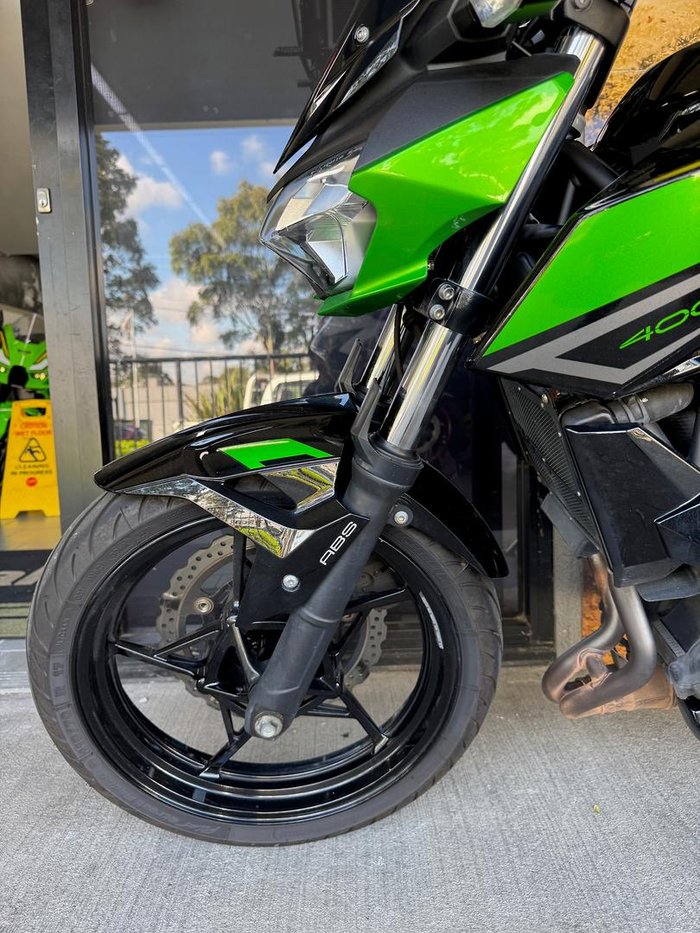 2022 Kawasaki Z400 Z 400 Green