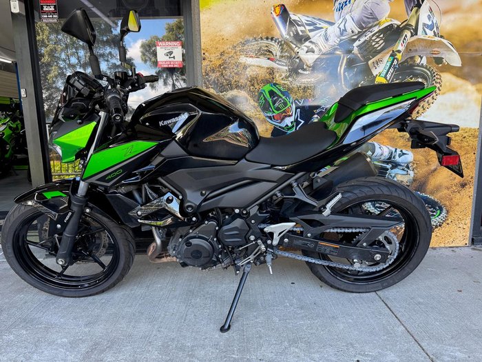 2022 Kawasaki Z400 Z 400 Green