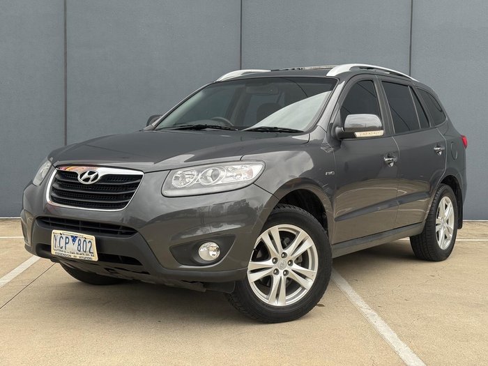 2010 Hyundai Santa Fe Highlander CM MY10 4X4 On Demand Carbon Grey