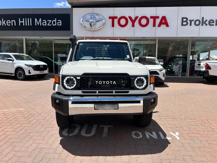 2025 Toyota Landcruiser GXL GDJL79R 4X4 Dual Range French Vanilla