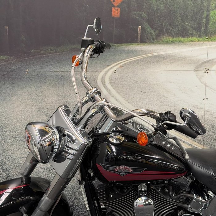 2006 HARLEY-DAVIDSON FLSTF FAT BOY Black