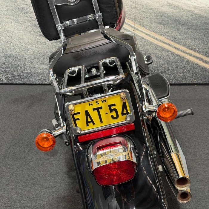 2006 HARLEY-DAVIDSON FLSTF FAT BOY Black