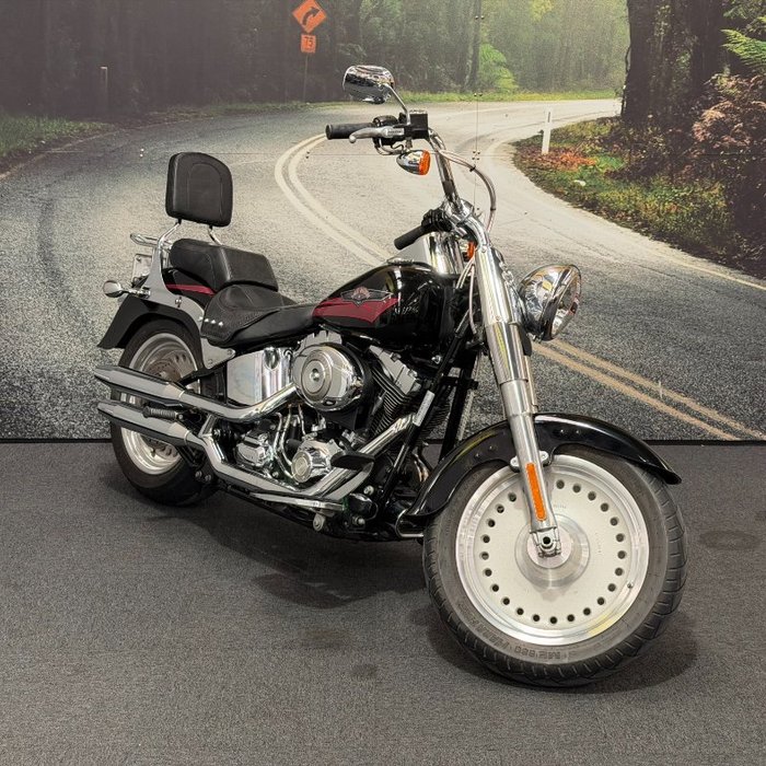 2006 HARLEY-DAVIDSON FLSTF FAT BOY Black