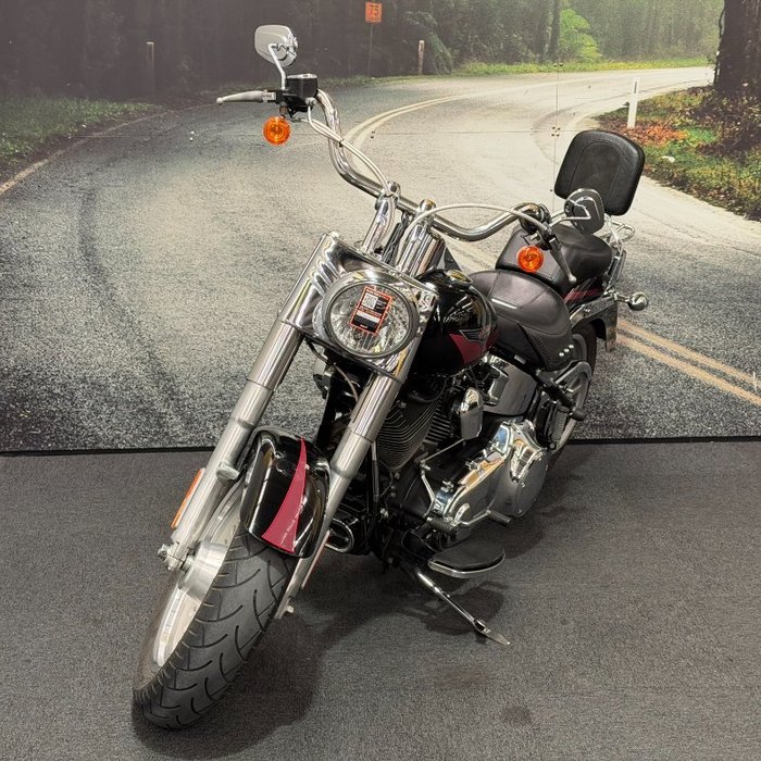 2006 HARLEY-DAVIDSON FLSTF FAT BOY Black