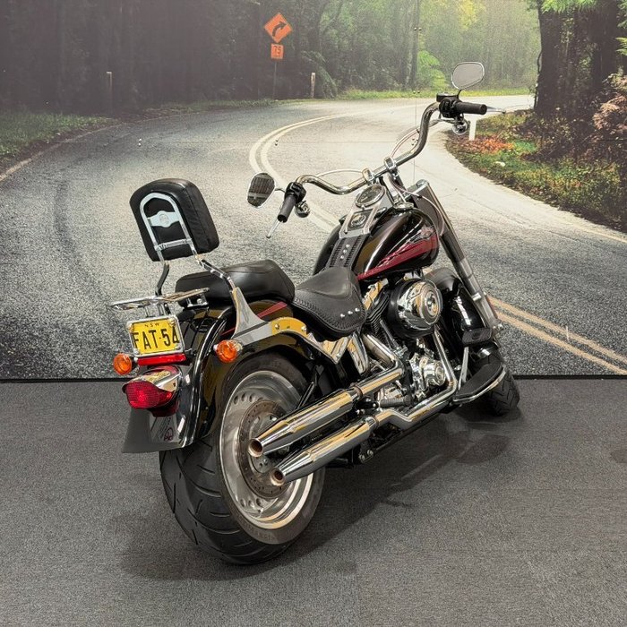 2006 HARLEY-DAVIDSON FLSTF FAT BOY Black