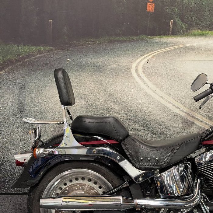 2006 HARLEY-DAVIDSON FLSTF FAT BOY Black