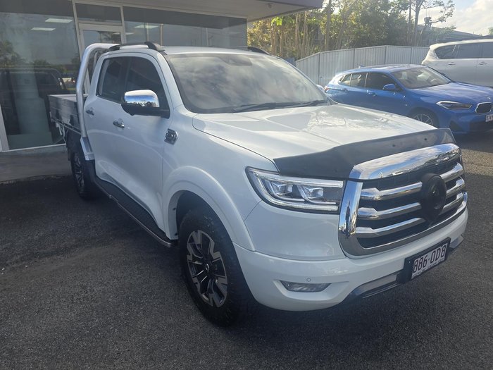 2022 GWM Ute Cannon CC NPW 4X4 Dual Range Pearl White