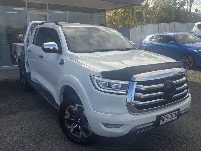 2022 GWM Ute Cannon CC NPW 4X4 Dual Range Pearl White