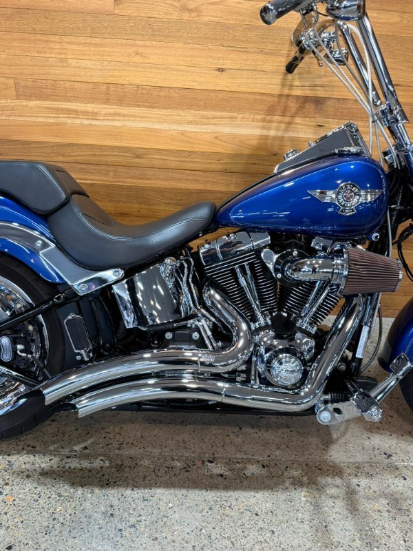 2015 Harley-davidson FLSTF FAT BOY Superior Blue