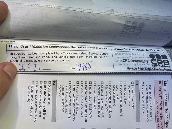 2017 Toyota Hilux Workmate