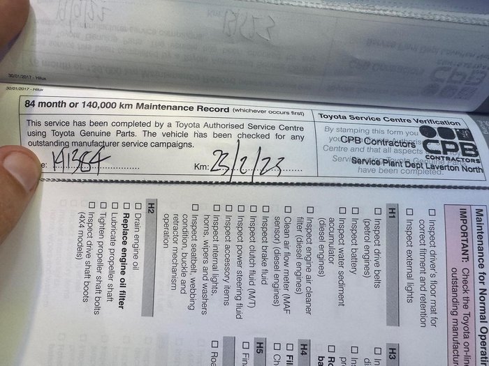 2017 Toyota Hilux Workmate