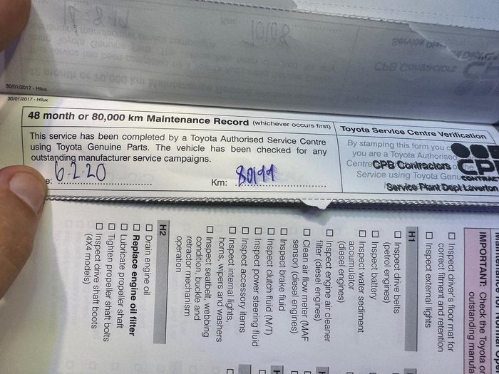 2017 Toyota Hilux Workmate