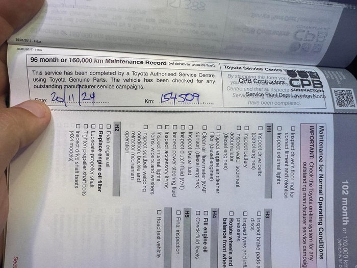 2017 Toyota Hilux Workmate