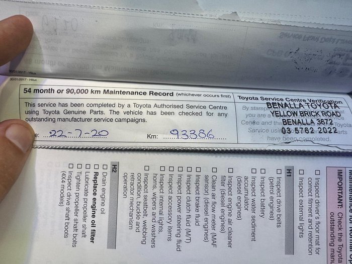 2017 Toyota Hilux Workmate