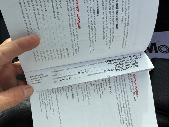 2018 HOLDEN COMMODORE RS-V