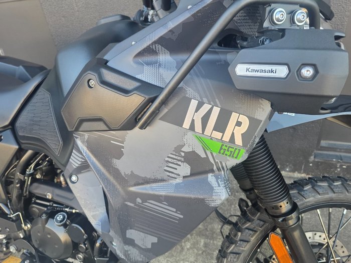 2023 Kawasaki KLR650 (KL650) ADVENTURE CYPHER CAMO GRAY