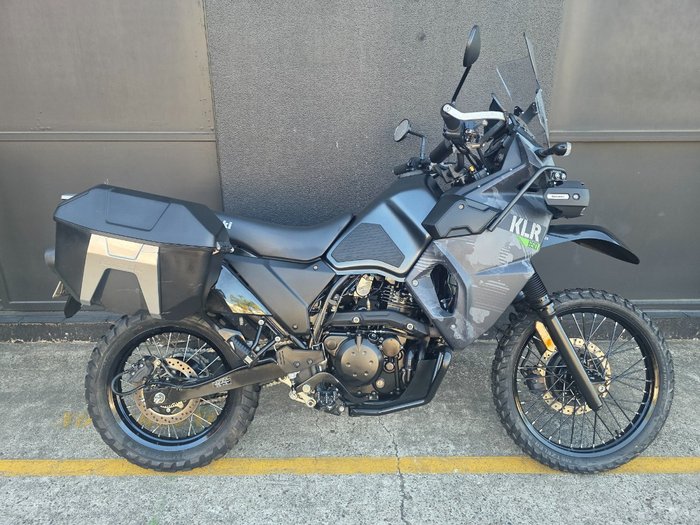 2023 Kawasaki KLR650 (KL650) ADVENTURE CYPHER CAMO GRAY