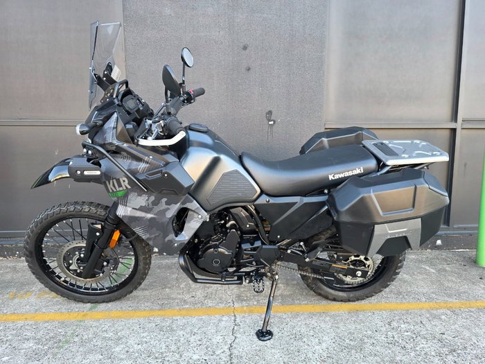 2023 Kawasaki KLR650 (KL650) ADVENTURE CYPHER CAMO GRAY