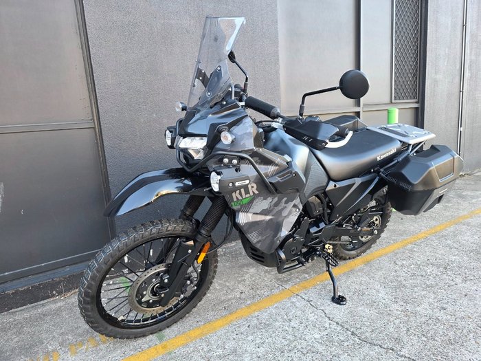 2023 Kawasaki KLR650 (KL650) ADVENTURE CYPHER CAMO GRAY