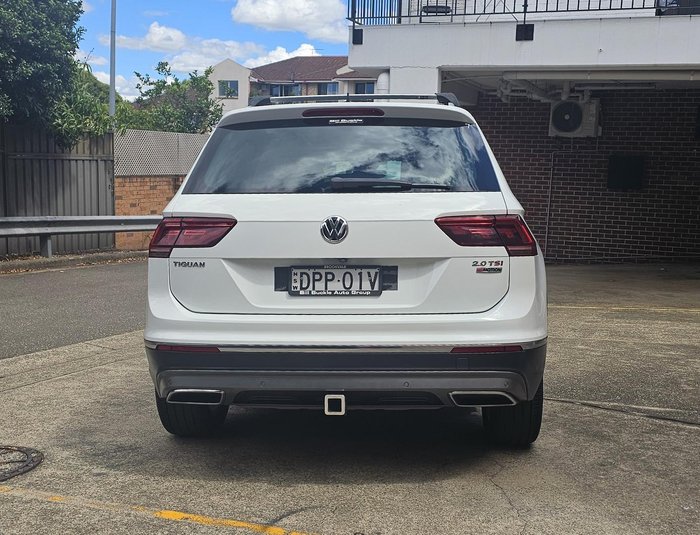 2017 Volkswagen Tiguan 162TSI Highline 5N MY18 Four Wheel Drive Pure White