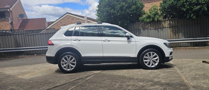 2017 Volkswagen Tiguan 162TSI Highline 5N MY18 Four Wheel Drive Pure White