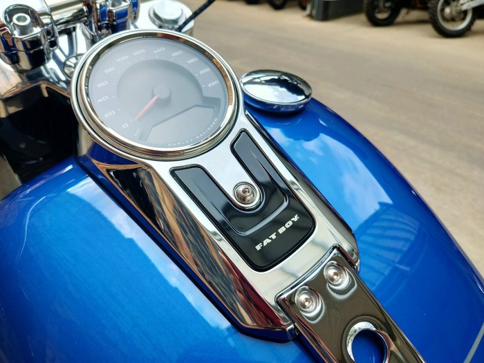 2025 HARLEY-DAVIDSON FAT BOY 117 (FLFB) ROAD BLUE BURST
