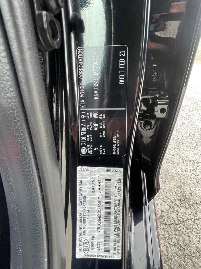 2021 Kia Picanto GT-Line JA MY21 Aurora Black