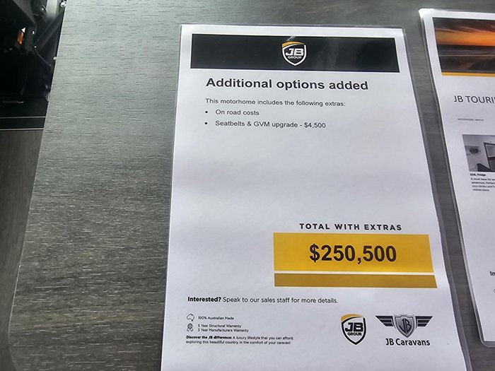 2024 JB Caravans Touring