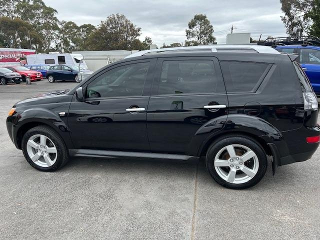 2008 Mitsubishi Outlander Platinum Edition ZG MY09 4X4 On Demand Black Mica