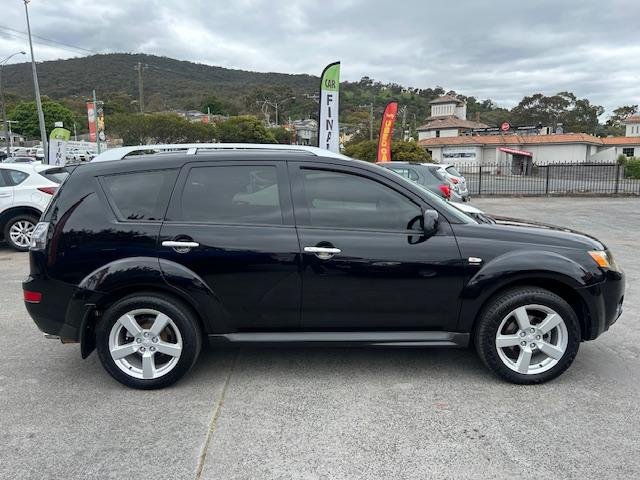 2008 Mitsubishi Outlander Platinum Edition ZG MY09 4X4 On Demand Black Mica