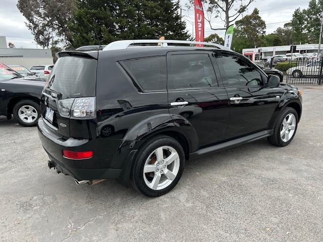 2008 Mitsubishi Outlander Platinum Edition ZG MY09 4X4 On Demand Black Mica