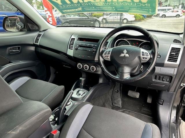 2008 Mitsubishi Outlander Platinum Edition ZG MY09 4X4 On Demand Black Mica