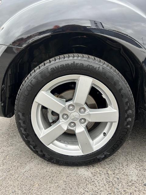 2008 Mitsubishi Outlander Platinum Edition ZG MY09 4X4 On Demand Black Mica