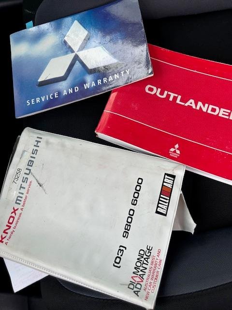 2008 Mitsubishi Outlander Platinum Edition ZG MY09 4X4 On Demand Black Mica