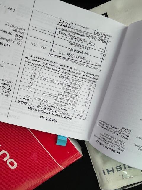 2008 Mitsubishi Outlander Platinum Edition ZG MY09 4X4 On Demand Black Mica