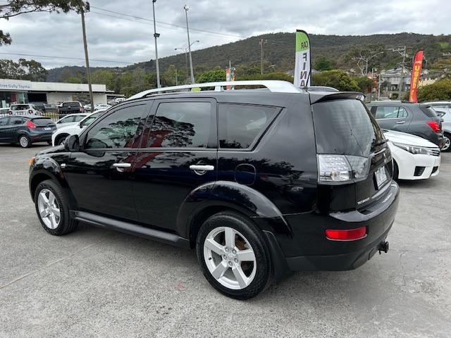 2008 Mitsubishi Outlander Platinum Edition ZG MY09 4X4 On Demand Black Mica